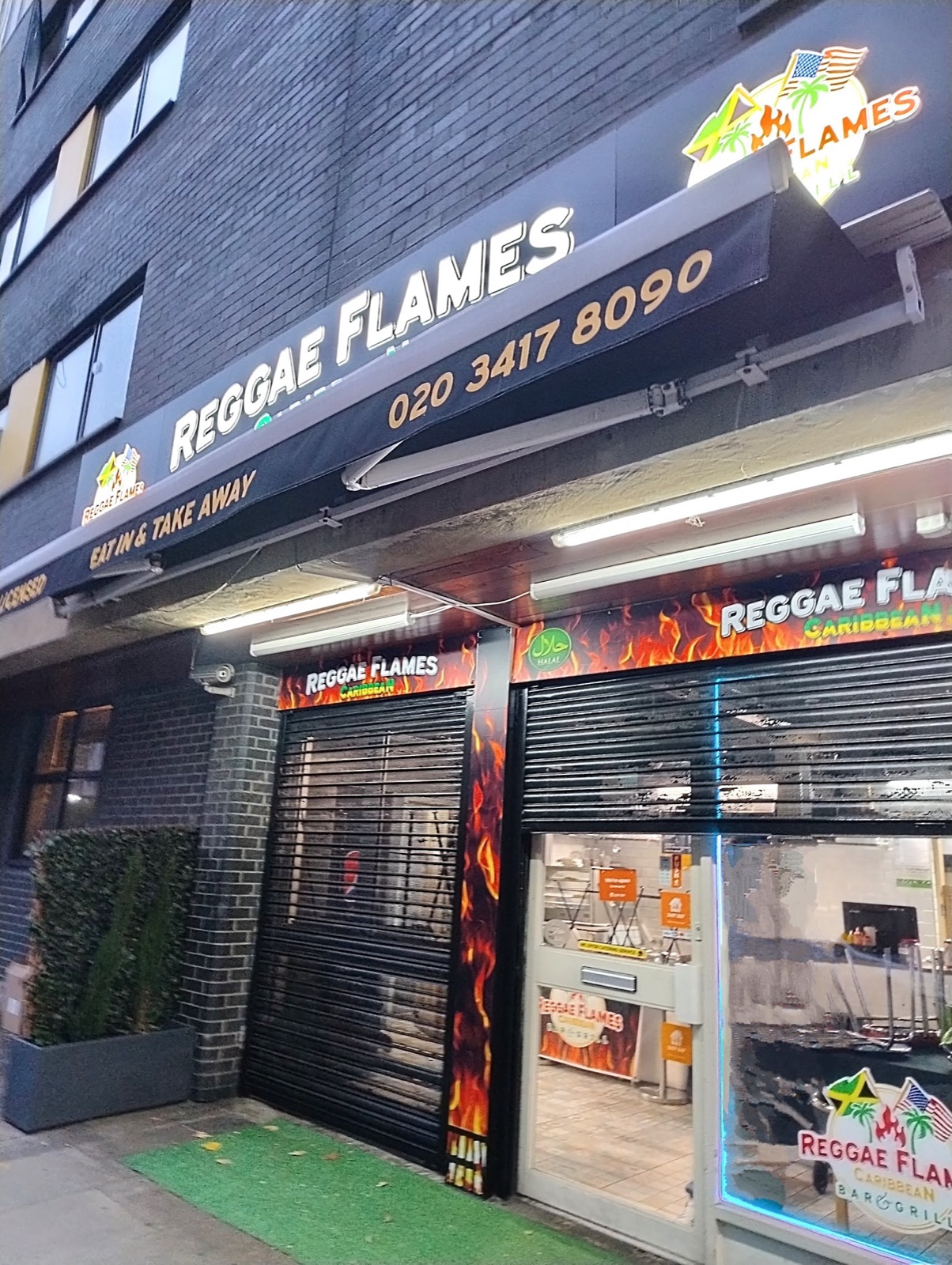 Reggae Flames Caribbean Bar & Grill in Highbury London